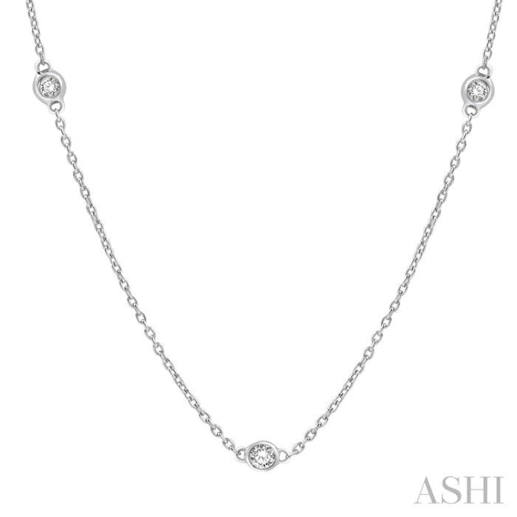 Diamond Station Necklace