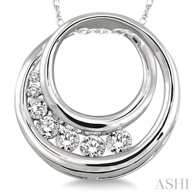 Circle Journey Diamond Pendant