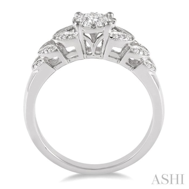 Round Shape Lovebright Diamond Ring