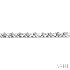 Silver Diamond Bracelet