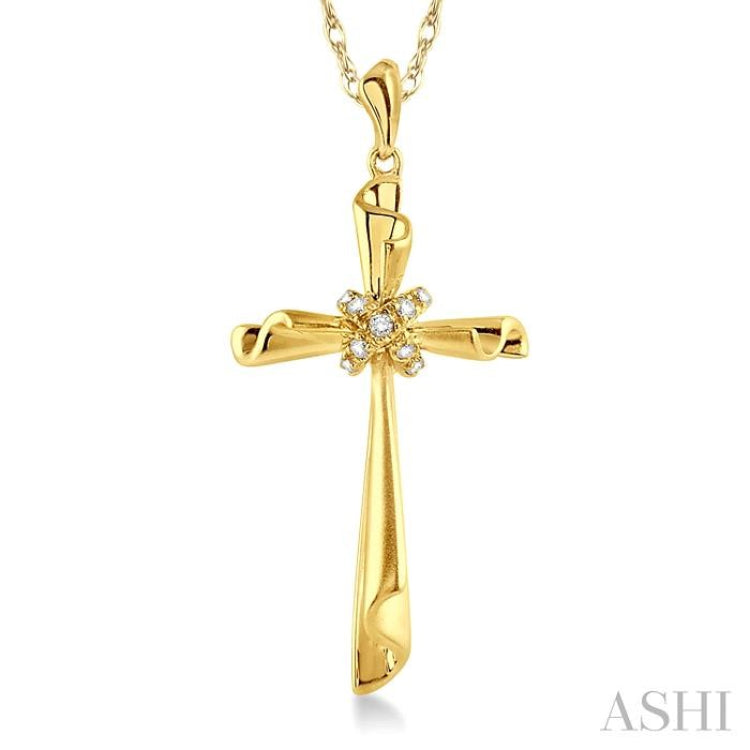 Cross Diamond Fashion Pendant