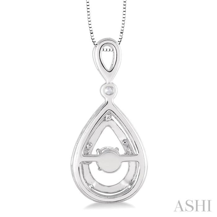 Pear Shape Emotion Diamond Pendant