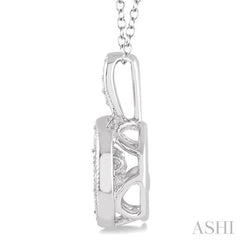 Silver Round Shape Emotion Diamond Fashion Pendant