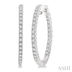 Inside-Out Diamond Hoop Earrings