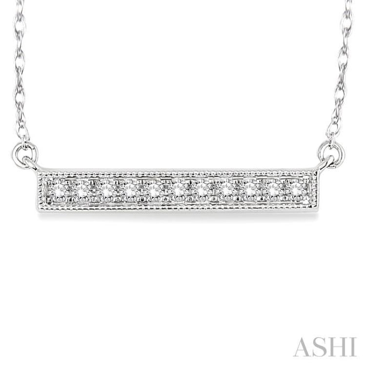 Bar Diamond Pendant