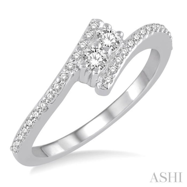 2 Stone Diamond Ring