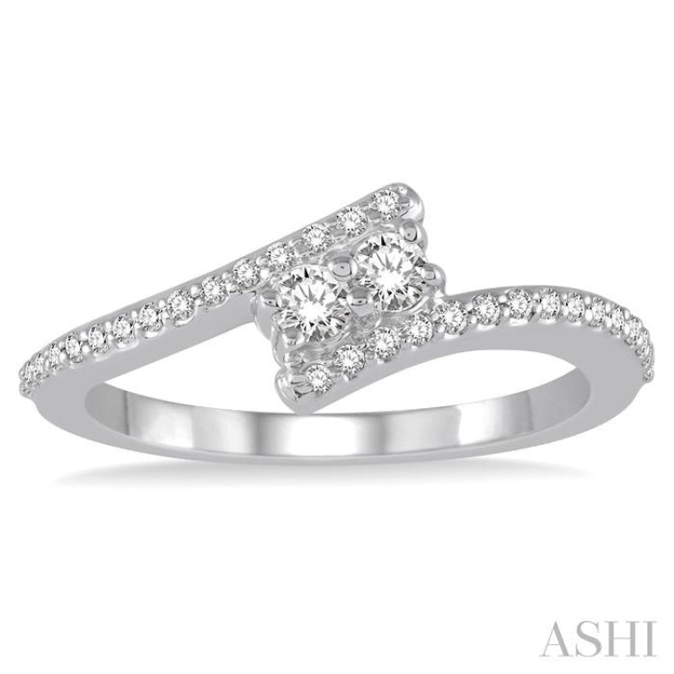 2 Stone Diamond Ring