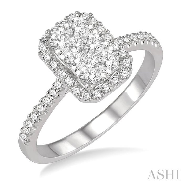 Halo Lovebright Essential Diamond Engagement Ring