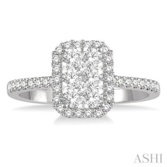 Halo Lovebright Essential Diamond Engagement Ring