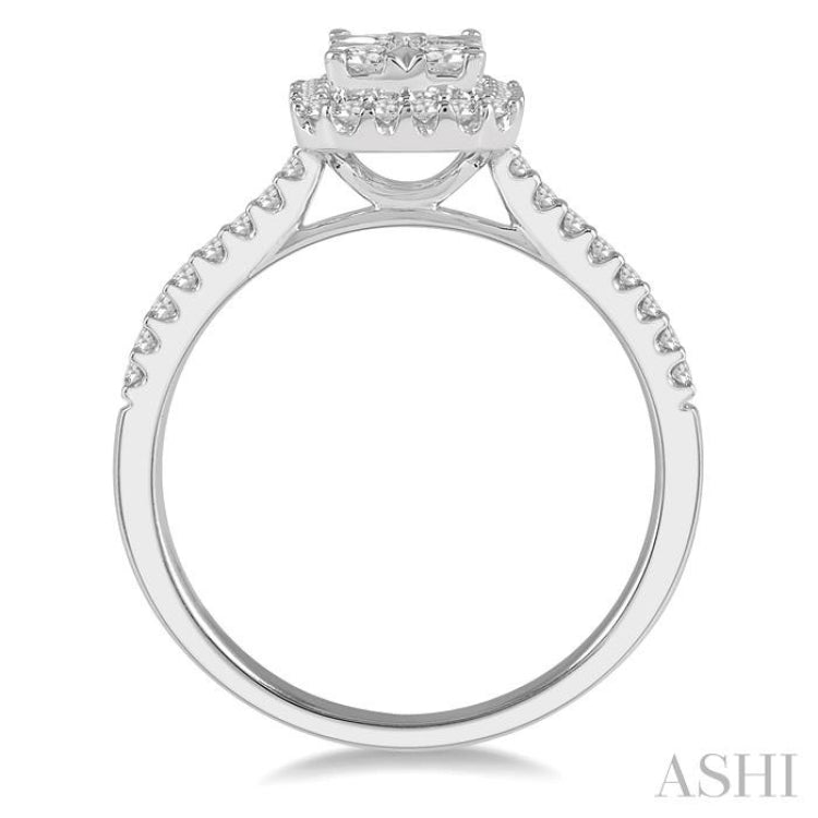 Halo Lovebright Essential Diamond Engagement Ring