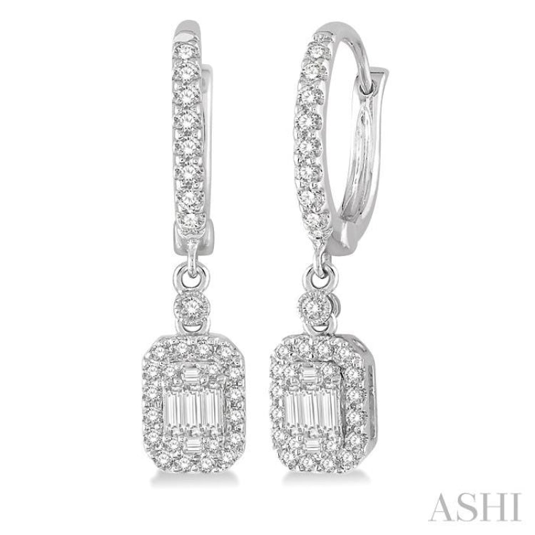 Halo Fusion Diamond Earrings