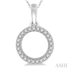 Circle Petite Diamond Fashion Pendant