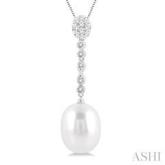 Pearl & Lovebright Diamond Fashion Pendant