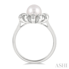 Pearl & Diamond Fashion Ring