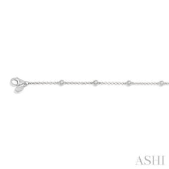 Diamond Station Chain Bracelet