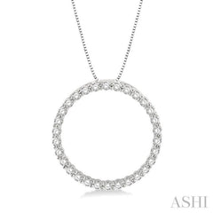 Circle Diamond Pendant