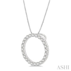 Circle Diamond Pendant