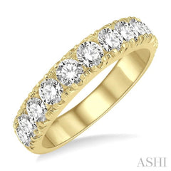 11 Stone Diamond Wedding Band