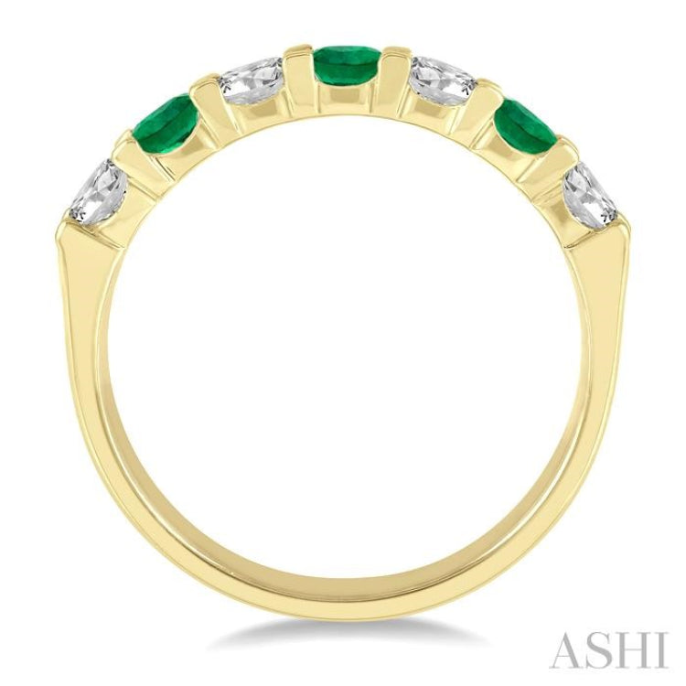 7 Alternate Gemstone & Diamond Wedding Band