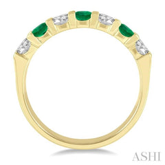 7 Alternate Gemstone & Diamond Wedding Band