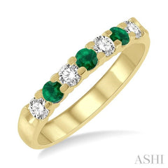 7 Alternate Gemstone & Diamond Wedding Band