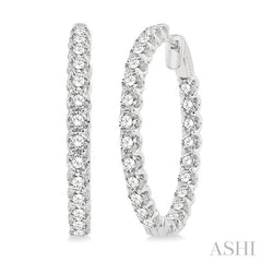 Inside-Out Diamond Hoop Earrings