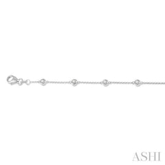 Diamond Station Chain Bracelet