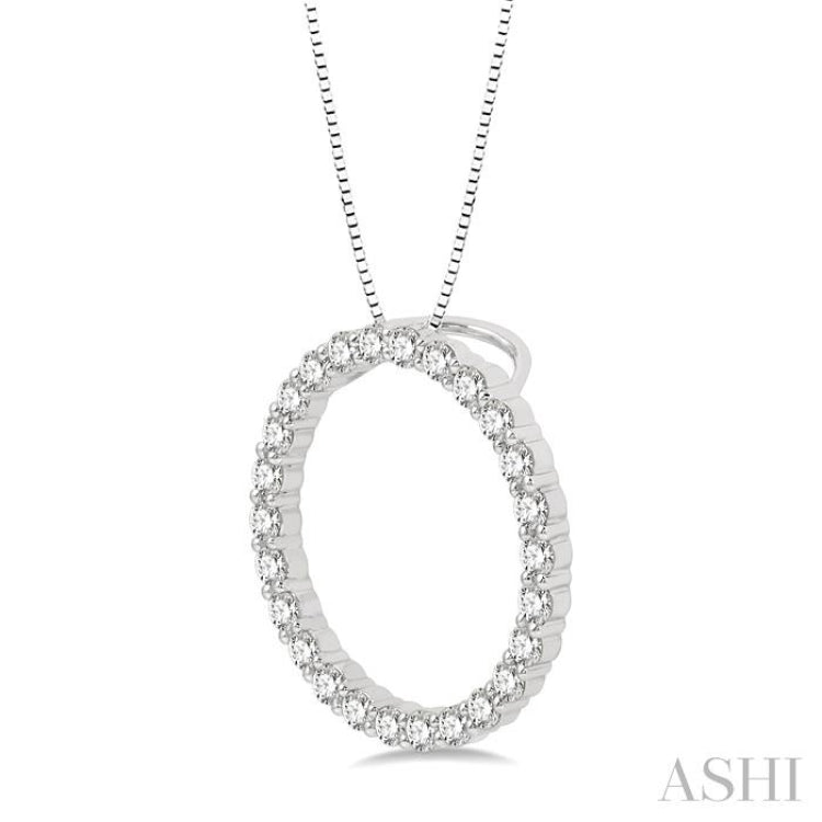 Circle Diamond Pendant