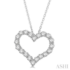 Heart Shape Diamond Pendant