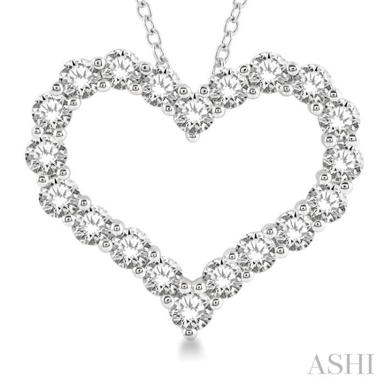 Heart Shape Diamond Pendant