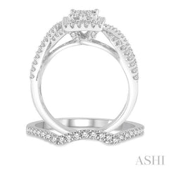 Halo Lovebright Diamond Wedding Set