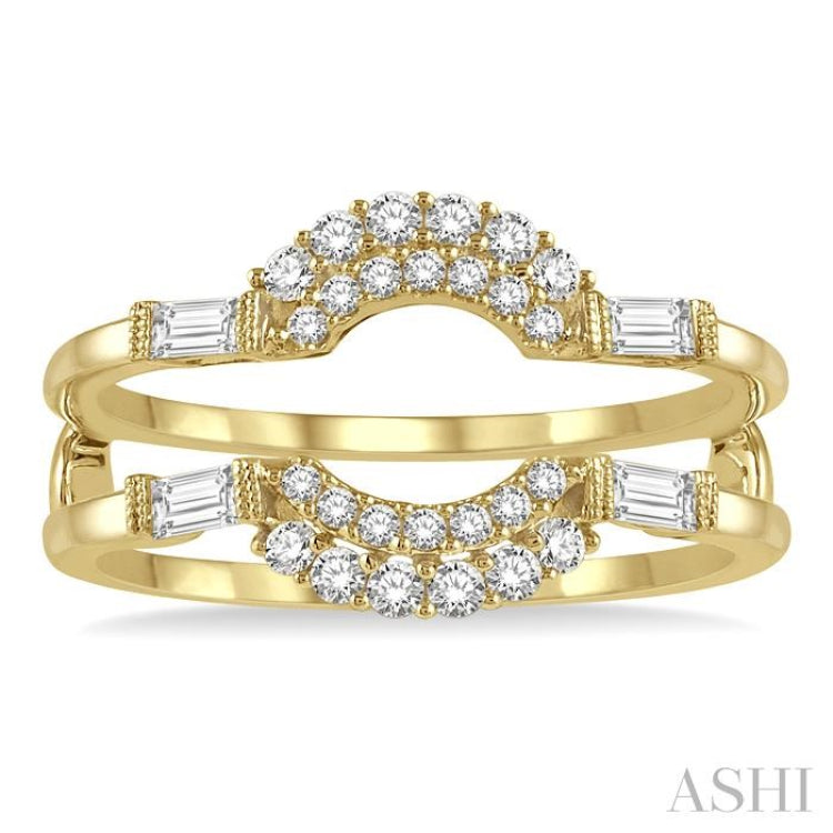 Baguette Diamond Insert Ring