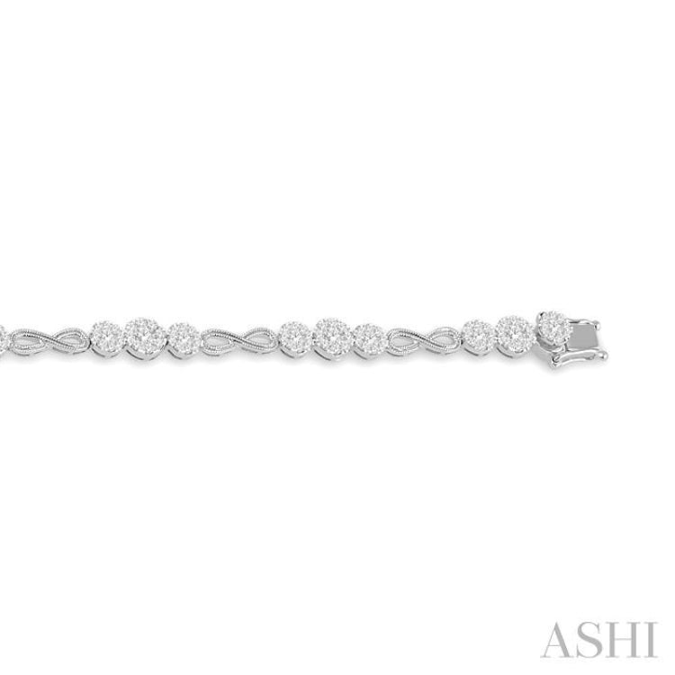 Lovebright Diamond Infinity Link Bracelet