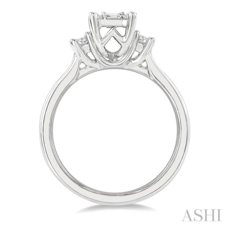 Fusion Diamond Engagement Ring