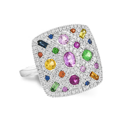 14KT Gold Ladies Diamond Fashion Ring