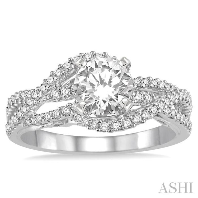 Round Shape Diamond Engagement Ring