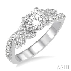 Round Shape Diamond Engagement Ring