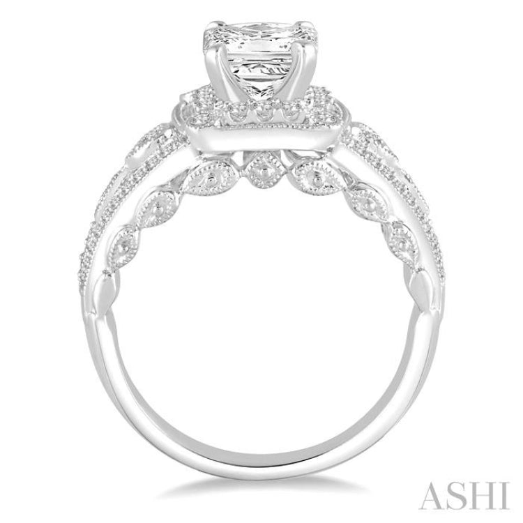 Princess Shape Diamond Engagement Ring