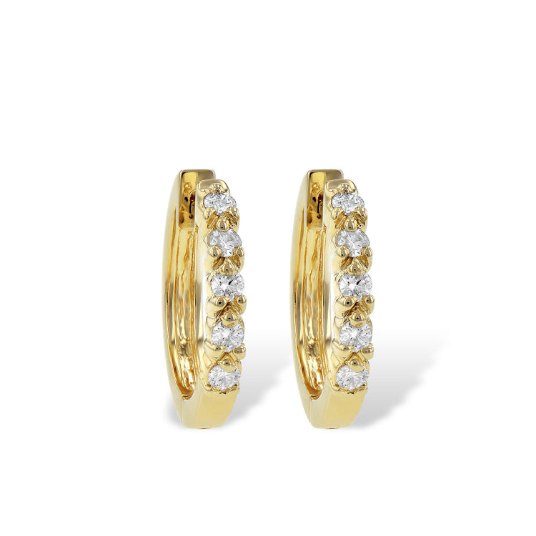14KT Gold Diamond Earrings