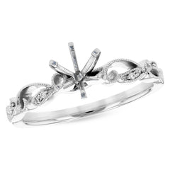 14KT Gold Semi-Mount Engagement Ring