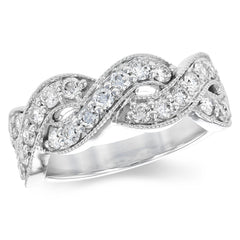 14KT Gold Ladies Diamond Wedding Ring