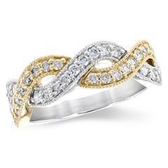 14KT Gold Ladies Diamond Wedding Ring