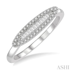 Stackable Petite Baguette Diamond Fashion Ring