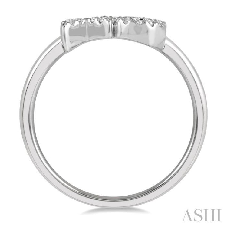 Stackable X & O Petite Diamond Fashion Ring