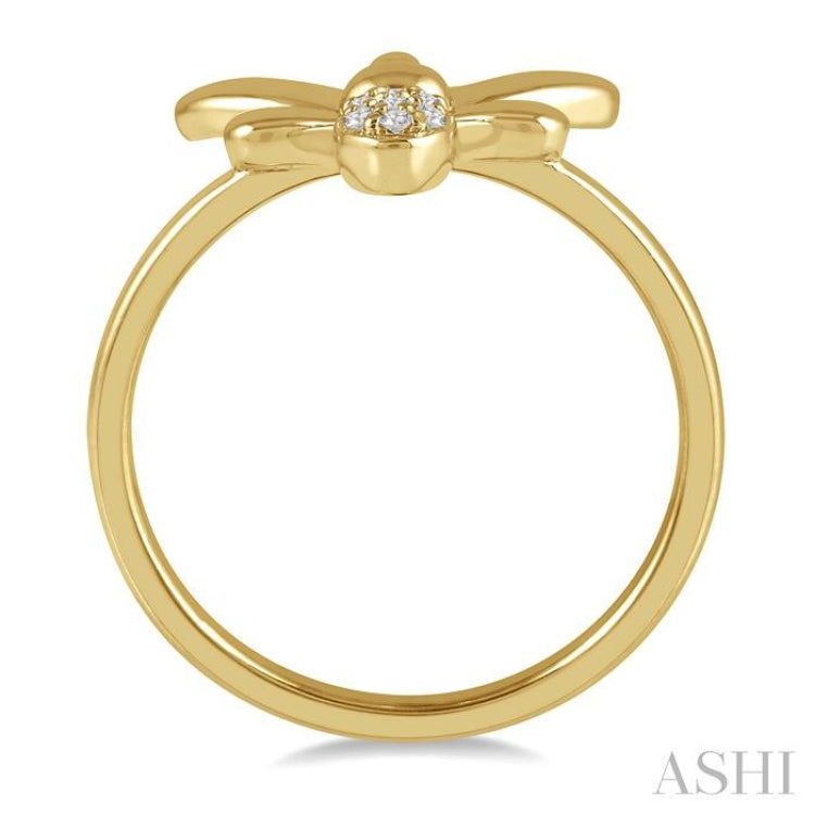 Stackable Bumble Bee Petite Diamond Fashion Ring