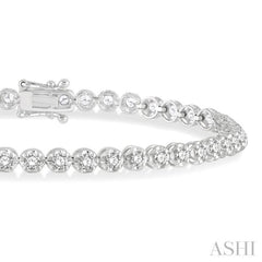 Illusion Diamond Tennis Bracelet