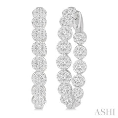 Inside-Out Lovebright Diamond Hoop Earrings