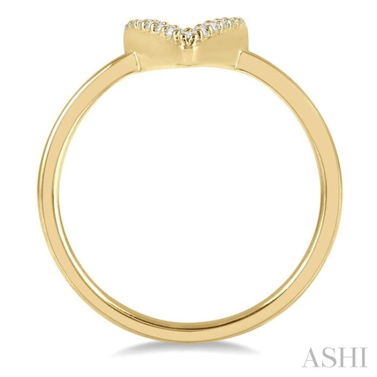 Stackable Wishbone Petite Diamond Fashion Ring