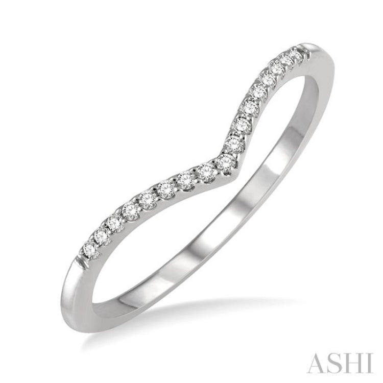 Stackable Chevron Petite Diamond Fashion Ring