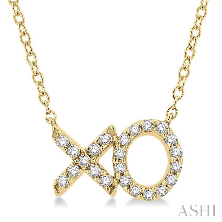 X & O Petite Diamond Fashion Pendant